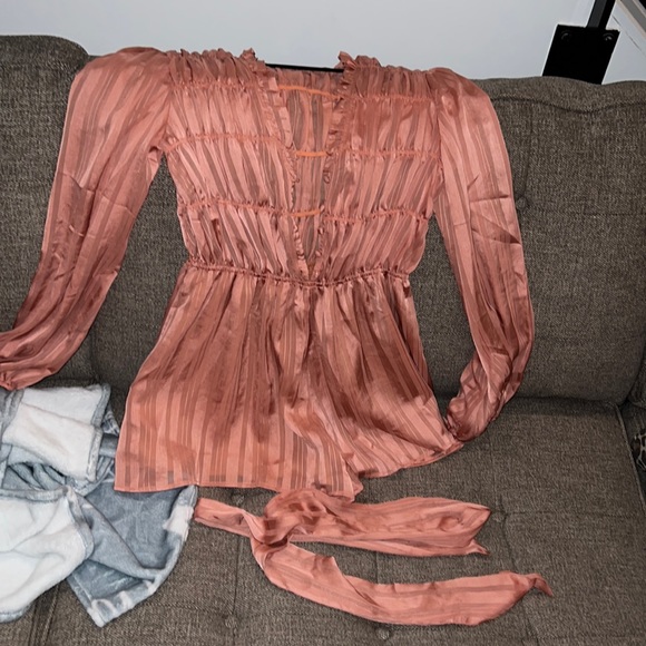 Swanka Posh Pants - Blush Romper